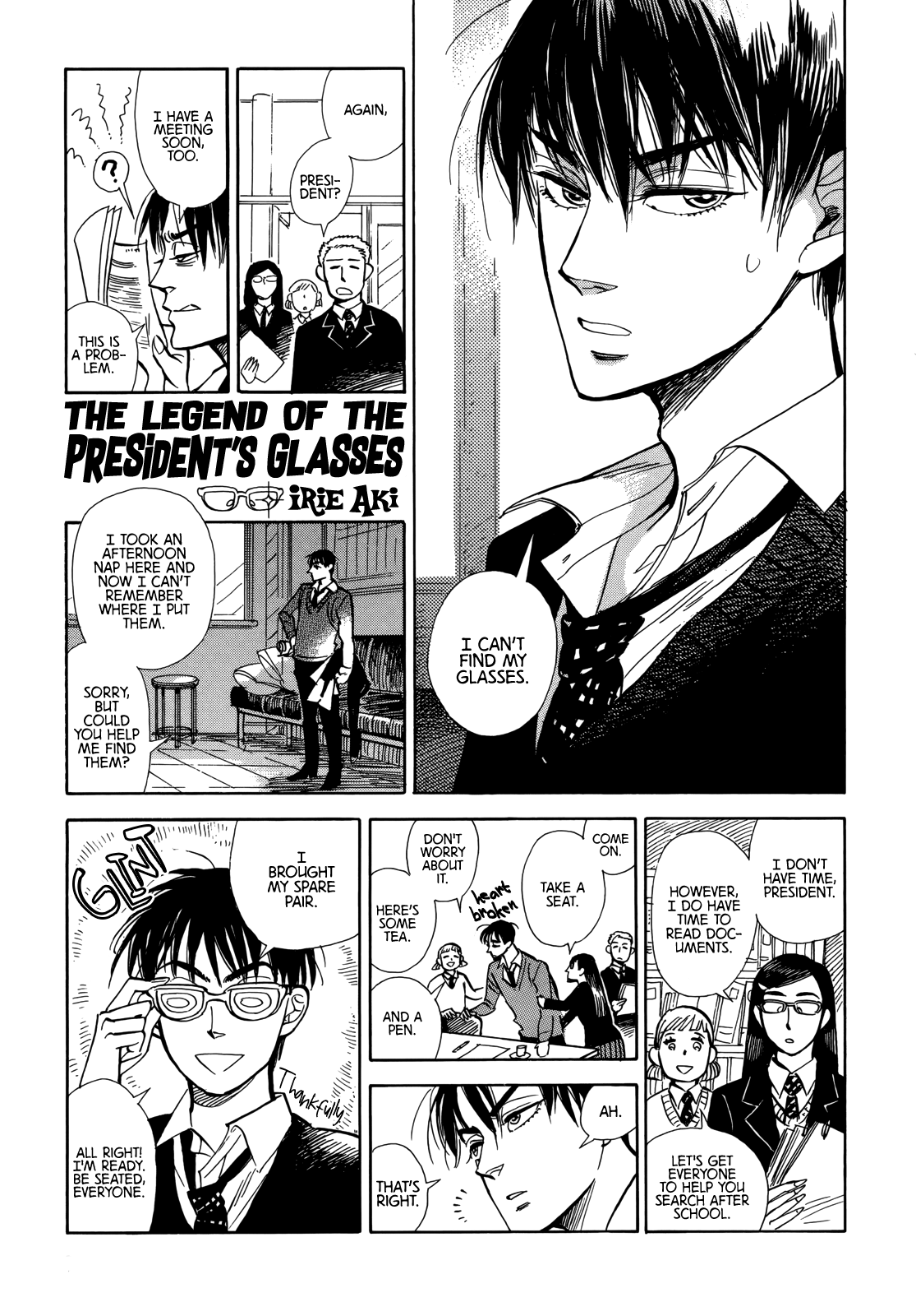 The Legend of the President's Glasses Scan ITA